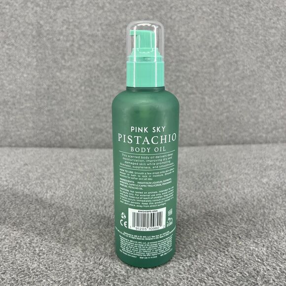 PINK SKY Pistachio Hydrate Scented Body Oil Promotes Firm & Smooth Skin 8.11oz - Picture 3 of 7